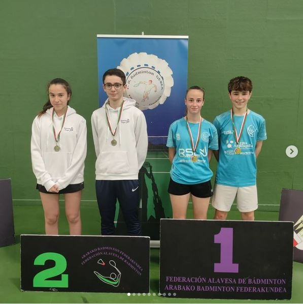 Triple destino para el badminton navarro: Palma, Vitoria y Granollers